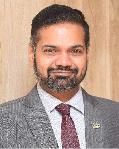 Rajarajan S, Group COO, Hospitals – Alluri Sitarama Raju Educational Society, HOCON Executive Committee Andhra Pradesh member